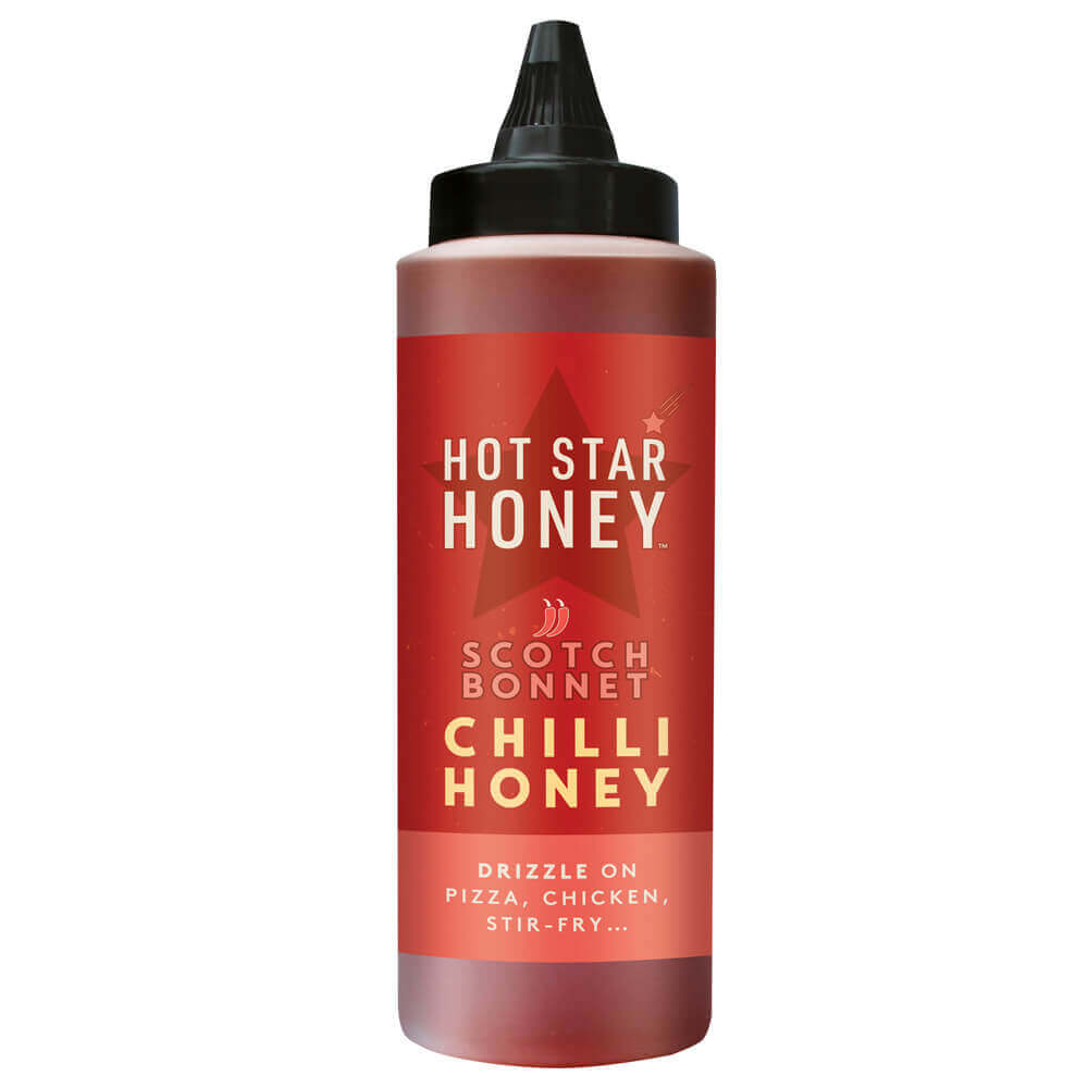 Hot Star Honey Scotch Bonnet Chilli Honey 340g